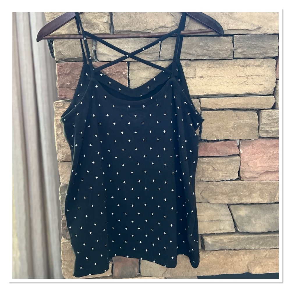 UNIVERSAL THREAD Black Spaghetti Strap Top